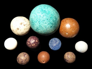 Lot of Civil War Era Marbles