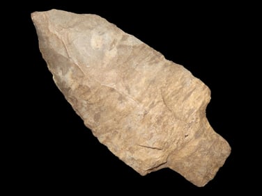 3" Colorful Dover Stone Square Stem, Benton County Tennessee. Nice well flaked example. Heavily