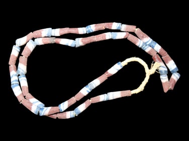 Colorful Strand of Trade Beads. Africa