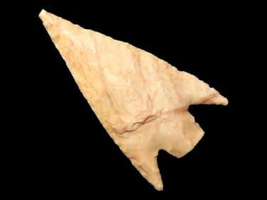 Nice HIGH GRADE African Neolithic Stemmed Arrowhead, Highly Translucent with Impeccable Flaking,
