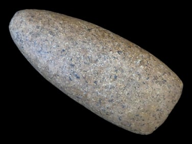 Nice 4 3/4" African Pole Celt, Hardstone. Great Example, Great patina & Polish.