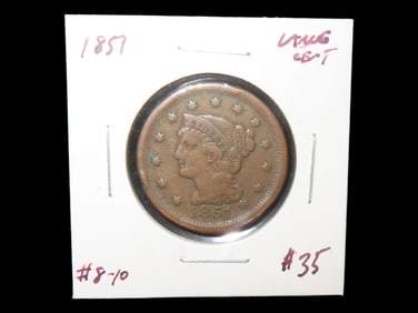 High Grade 1851 Large Cent, Amazing Original Details for a 175 year old coin! VF-XF With a Great