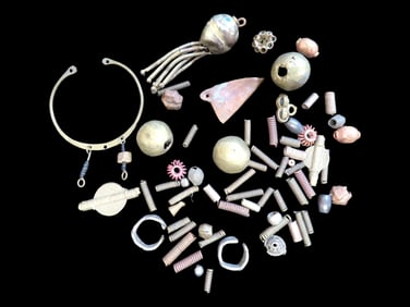 Amazing Lot of African Brass & Copper Beads & Pendants, Jewelry, Great Variety