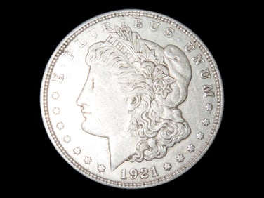1921 Morgan Silver Dollar, Nice Higher Grade example with amazing original details, One Ounce Silver