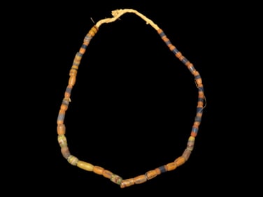 Colorful Strand of Trade Beads. Africa