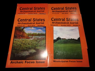 COMPLETE SET OF CENTRAL STATES ARCHAEOLOGICAL JOURNALS FOR 2010