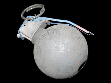 Antique paper Weight, De-Milled / Deactivated Unusable Grenade, Novelty Item