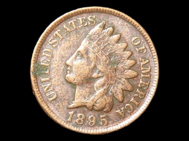 1895 Indian Head Cent, Higher Grade, Full Liberty, Great Condition