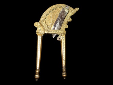 Vintage Antique Tobacco Cutter / Nut Cutters. Brass. Very Ornate Design.