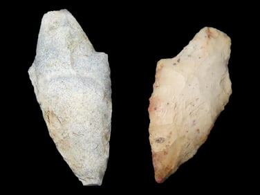 2 3/4'' -2 1/2'' Grouping of 2 Adenas found in Harrison Co., Missouri