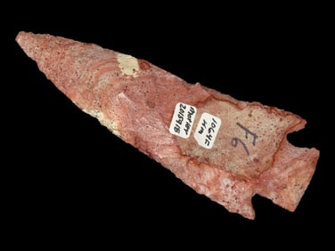 4 15/16" Colorful Etley, Motley COA, found by James Weisenborn in Adams Co., Illinois