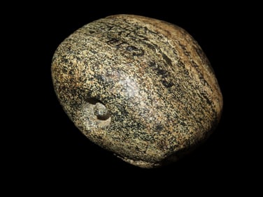 3" Bannerstone Preform found in Pike Co. Illinois, Ex Payne Terwelp Collection