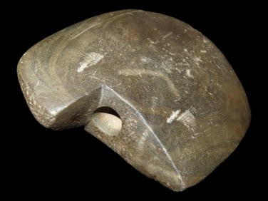 3 1/2" Bannerstone Preform found by Guy Williams in Wayne Co. Illinois