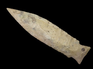 5 1/2" Etley Found in Columbia Missouri by Grant Gains, 1 1/2" of the tip has been restored