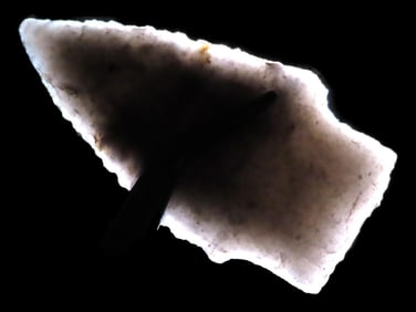 2 1/4" Stemmed Point - Novaculite