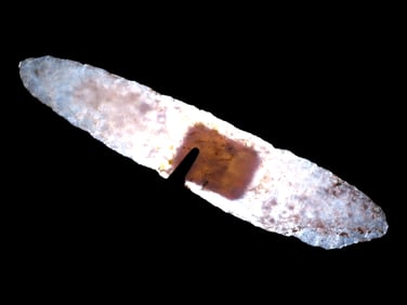 3 5/8" Plains Knife, Black COA, High Plains Area
