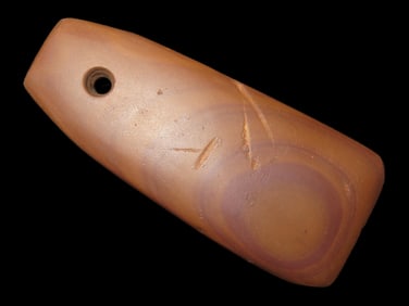 3 3/4" Claystone Pendant found in Southern Illinois