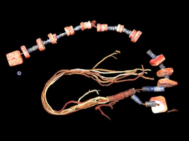 South Coast Peru Nazca 100 BC - 600 AD Coral Necklace