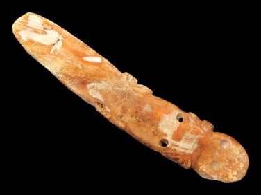 3 1/4" Pre Columbian Shell Effigy Pendant