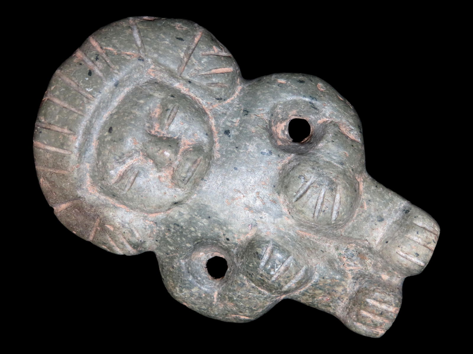 5 5/8" Pre Columbian Jade Item (1 of 7)
