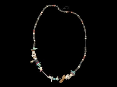 14" Pre-Columbian Shell Necklace From Peru