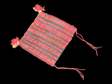 7" Chiribaya Pre Columbian Cocoa Bag From Peru