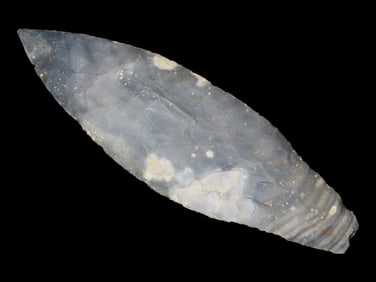 8 3/8" Pre-Columbian Extremely Colorful Blade From Guatemala