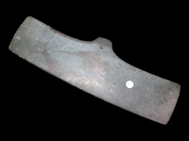 7 5/8" Pre-Columbian Jadite Batwing Gorget From Costa Rica