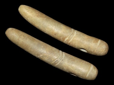 4" Set of Effigy Stone Pendants