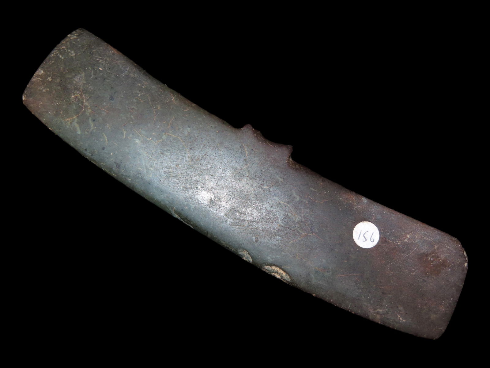 5 3/4" Pre-Columbian Jadeite Batwing Gorget From Costa Rica (1 of 6)