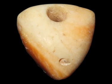 3/4" Pre-Columbian Shell Bead From Peru