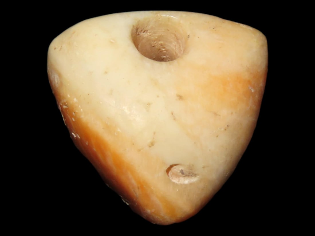 3/4" Pre-Columbian Shell Bead From Peru (1 of 5)