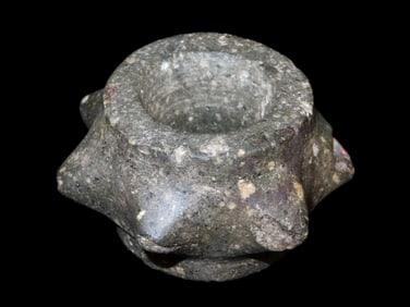 2 7/8" Pre-Columbian Mace Head, Motley COA, Jalisco México