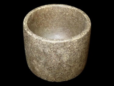 1 5/8" x 2" Pre-Columbian Stone Cup from South America