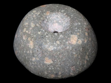 2 3/4" Pre Columbian Ear Spool