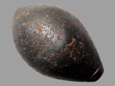 1 7/8" Hematite Plummet Found in St. Louis Missouri