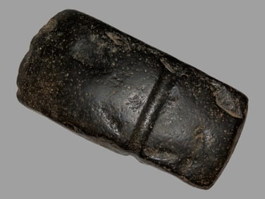 8 1/2" 3/4 Grooved Pre Columbian Axe Found in Jalisco
