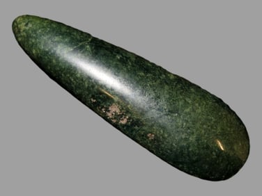 5 3/4" Pre-Columbian Jadeite Celt, Beautiful Example, From South America