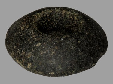 3 1/8" Pre-Columbian Stone Mace Found in South America