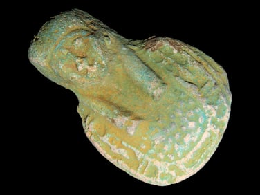 1 1/2'' Antique Egyptian Faience Amulet