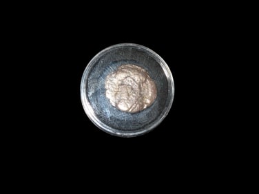 Ancient Empire Roman Coin, with COA from Lost Civilizations, in a 5 1/4" x 6" Rikers Case