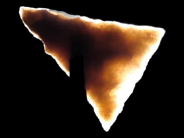 1 1/8" Fort Ancient Triangle Found in Southern Illinois