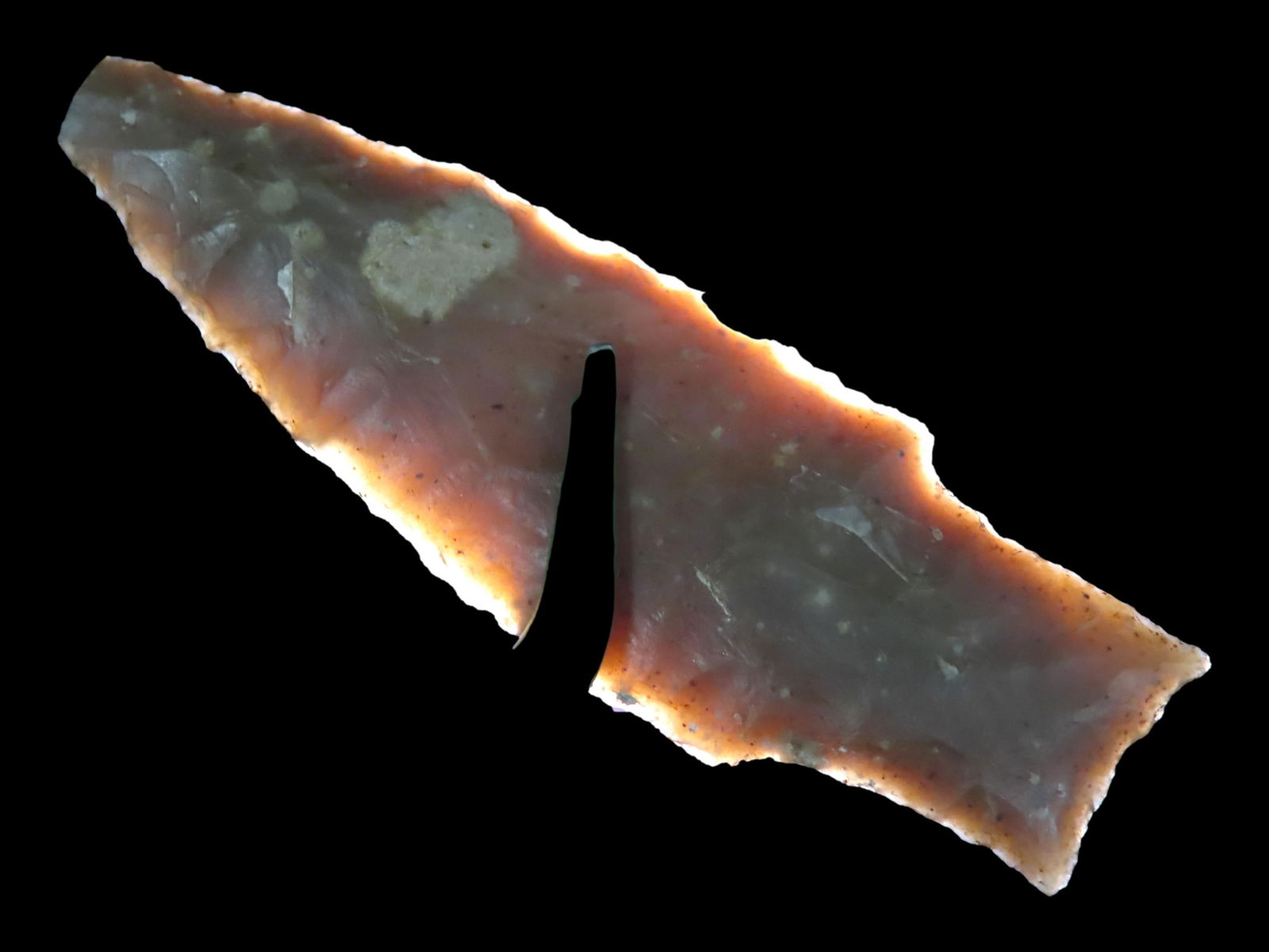 3 1/8'' Stemmed Point found in Ohio (1 of 7)