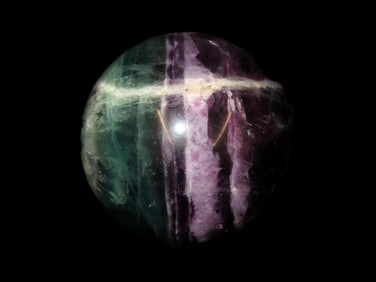 2 1/4" Beautiful Druzy Rainbow Fluorite Sphere