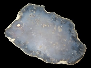 5 7/8" Slice of Mojave Blue-Gray Lace Agate