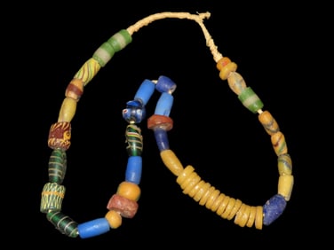 13" Strand of African Trade Beads