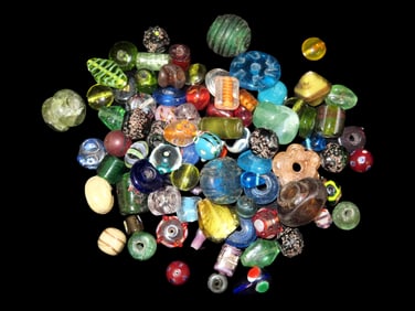 Lot of Vintage and Antique Glass Beads