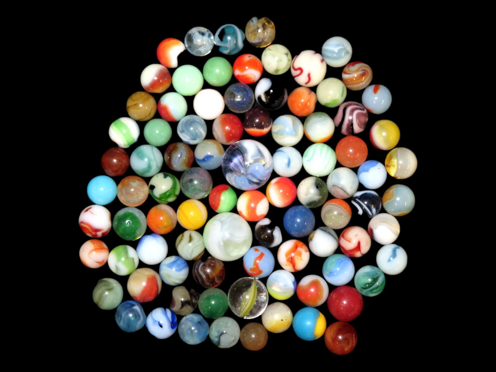 Set of Unsearched Marbles.: Set of Unsearched Marbles.