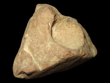 Stone Bowl Geofact Found on A Relic Site Paint Cup, 3 1/2x3.1/2'' Jackson Co iLL.