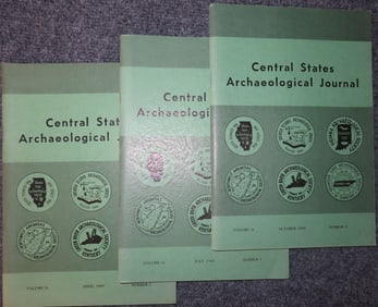 Central States Archaeological Society Jan/April/Oct 1969